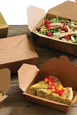 Corrugated boxes and trays