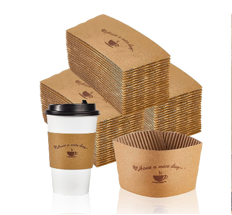 Newly launched – environmentally friendly disposable paper cup sleeves, enhance your beverage experience!